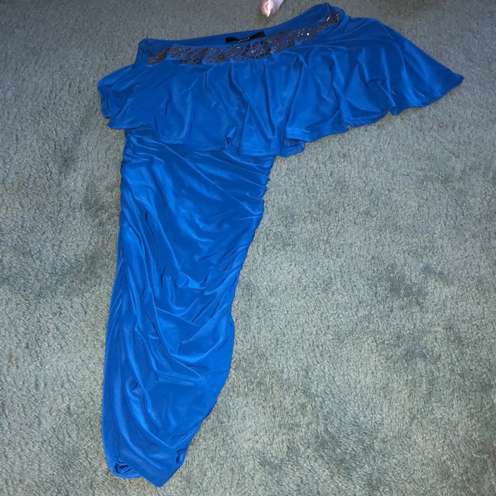 Blue bodycon one should dress